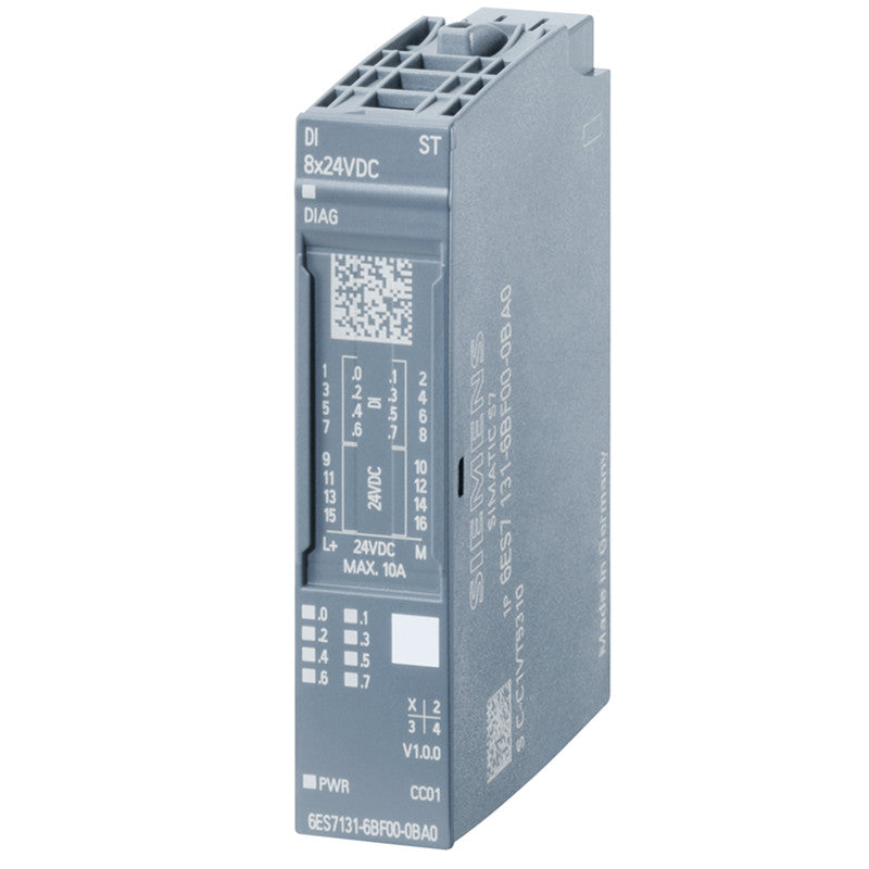 SIEMENS6ES7131-6BF00-0CA0SIMATIC ET 200SP, digital input module, DI 8x 24 V DC High Feature, input type 3 (IEC 61131)