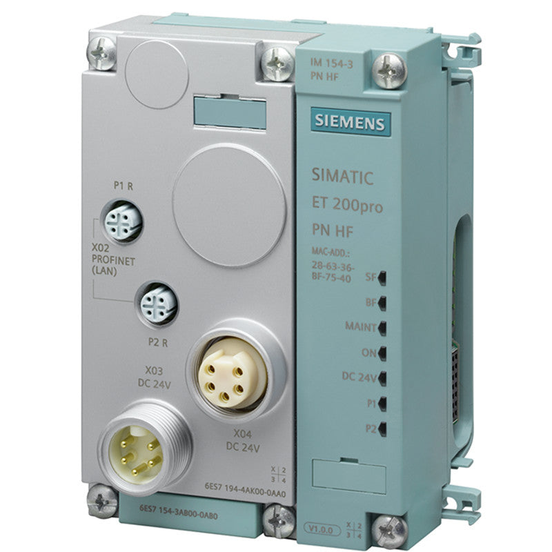 SIEMENS6ES7194-4AK00-0AA0SIMATIC DP, Connection module for PROFINET interface module ET 200 PRO IM154-3 PN HF, M12 7/8" S , 2x M12 and 2x 7/8"