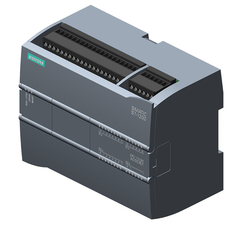 6ES7215-1HG40-0XB0SIMATIC S7-1200, CPU 1215C, compact CPU, DC/DC/relay, 2 PROFINET ports, onboard I/O: 14 DI 24 V DC