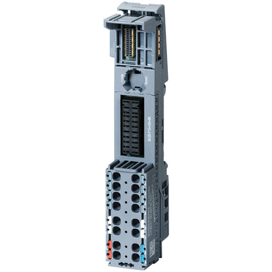 SIEMENS6ES7193-6BP20-0BC1SIMATIC ET 200SP, BaseUnit Type C1, BU20-P6+A2+4B BU type C1, Push-in terminals, with 2 AUX terminals, bridged to the left, WxH: 20 mmx117 mm