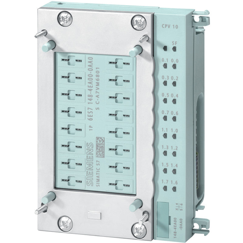 SIEMENS6ES7148-4EA00-0AA0SIMATIC DP, Pneumatic interface for ET 200 PRO, 16 DO pneumatics for coupling with Festo valve terminal CPV-10; incl. bus module